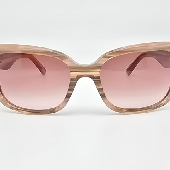 Rebecca Minkoff Lark 4/S Pink Horn Frame Pink Brown Gradient Lens Sunglasses main image 8